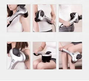 Potente martillo de masaje corporal de tejido profundo de doble cabeza, masajeador eléctrico de mano para cuello, espalda, hombro, pierna, alivio del dolor muscular - Product Image 2