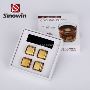 <span class=keywords><strong>6</strong></span> unids Acero inoxidable Chilling cubos de hielo reutilizables piedras para Scotch Whisky con caja de regalo - Product Image 5
