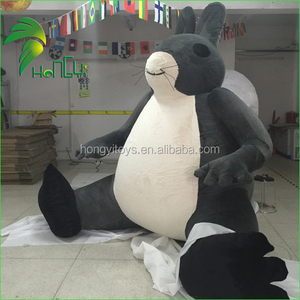 ใหม่ล่าสุดประเภทยักษ์ที่กำหนดเองพองสีดำกระรอกของเล่นตุ๊กตา/ออกแบบพิเศษยักษ์พองตุ๊กตากระรอกสูทสำหรับขาย - Product Image 6
