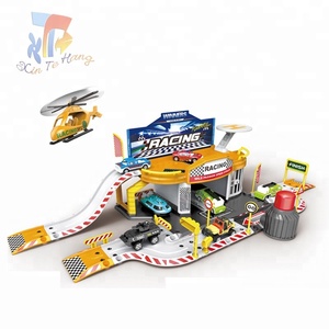 Children realistic racing <span class=keywords><strong>pitstop</strong></span> parking lot toy - Product Image 1