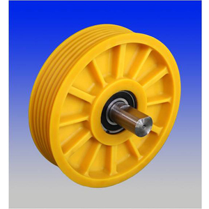 <span class=keywords><strong>Polea</strong></span> de Tracción para Elevador de Nailon con Ranura, Paso de 16 mm - Product Image 1