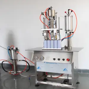 Deodorant Semi-Automatic aerosol filling machine equipment Such as Axe