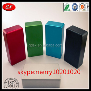 Customized Aluminum Milling Enclosure Box .cnc 1590g Aluminum Enclosure 85*85mm