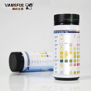 Bandelettes de <span class=keywords><strong>test</strong></span> d'<span class=keywords><strong>urine</strong></span> Offre Spéciale certifiées CE ISO Papier réactif d'analyse d'<span class=keywords><strong>urine</strong></span> à 10 paramètres pour usage domestique et vétérinaire