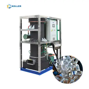 High Quality 1 Ton 1000 Kg Tube Ice Making Maker Machine Plant With Compact Design For Philippines And Myanmar