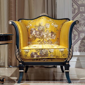 OE-FASHION New Classic Single <strong>Sofa</strong> <strong>Chair</strong> Design with <strong>Round</strong> Table - Product Image 2