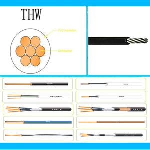 Philippines câble métallique de construction THW THHW PVC 6 AWG <span class=keywords><strong>8</strong></span> AWG <span class=keywords><strong>10</strong></span> AWG16AWG <span class=keywords><strong>cuivre</strong></span> <span class=keywords><strong>recuit</strong></span> toronné solide - Product Image 2