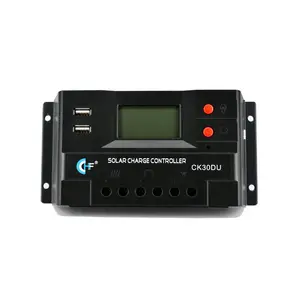 Ck30du controlador de energia solar pwm, controlador de energia solar 12v 24v