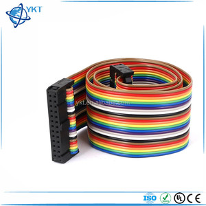 كابل شريط مسطح من 2 صف 14Pin/سلك من الإناث إلى الإناث IDC - Product Image 5