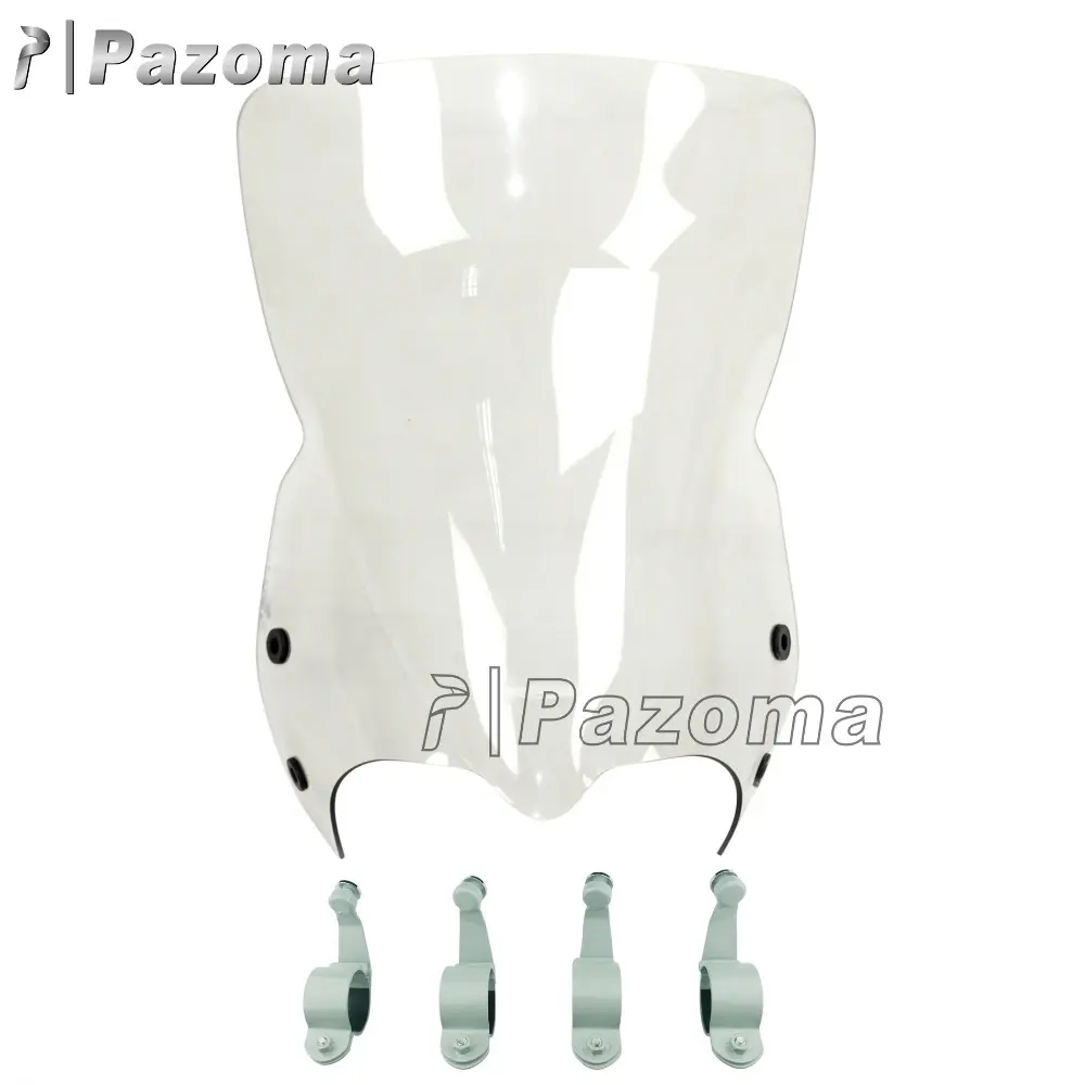 Prix usine Pazoma Transparente En Polycarbonate Avant Pare-Brise De Moto Adapté Pour 06-16 SUZUKI BOULEVARD M109R