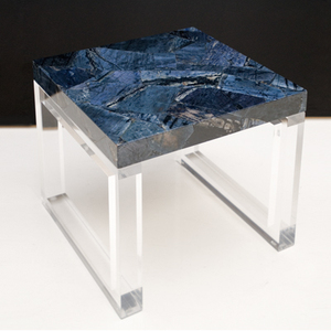 Lastra di Pietra Semipreziosa Naturale Sodalite e Diaspro Blu per Piani di Lavoro e Tavoli - Product Image 5