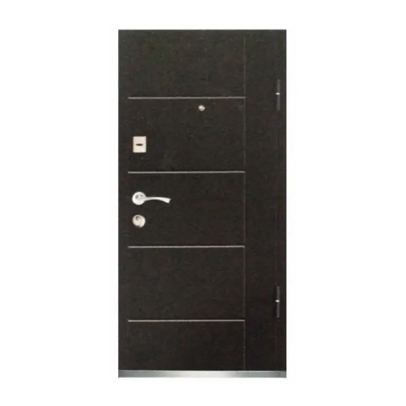 YKL-Puerta de seguridad de acero, puerta principal blindada de PVC, SPD-003