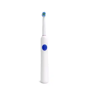 Portable eco friendly plastic Rotating Round head changeable toothbrush head Electric Toothbrushes for travel