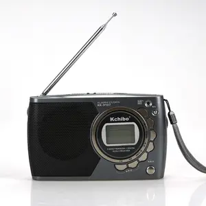 중국 제조 디지털 시계 휴대용 Kchibo 라디오