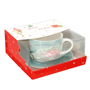 Scatola di carta espositiva in carta ondulata tazza di porcellana <span class=keywords><strong>POP</strong></span> per la promozione del supermercato PDQ - Product Image 2