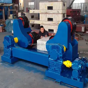 Rotador de solda automático da china, para tubulação de aço, ajuste, rolos, mesa de solda rotativa
