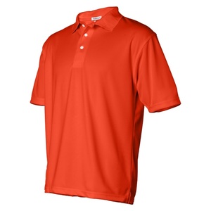 Los hombres de encargo 100% poliéster humedad malla libre del deporte Polo - Product Image 6