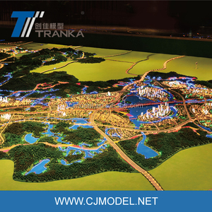 Maquette de planificateur de ville miniature, parfait avec nouveauté lumière et transport - Product Image 6