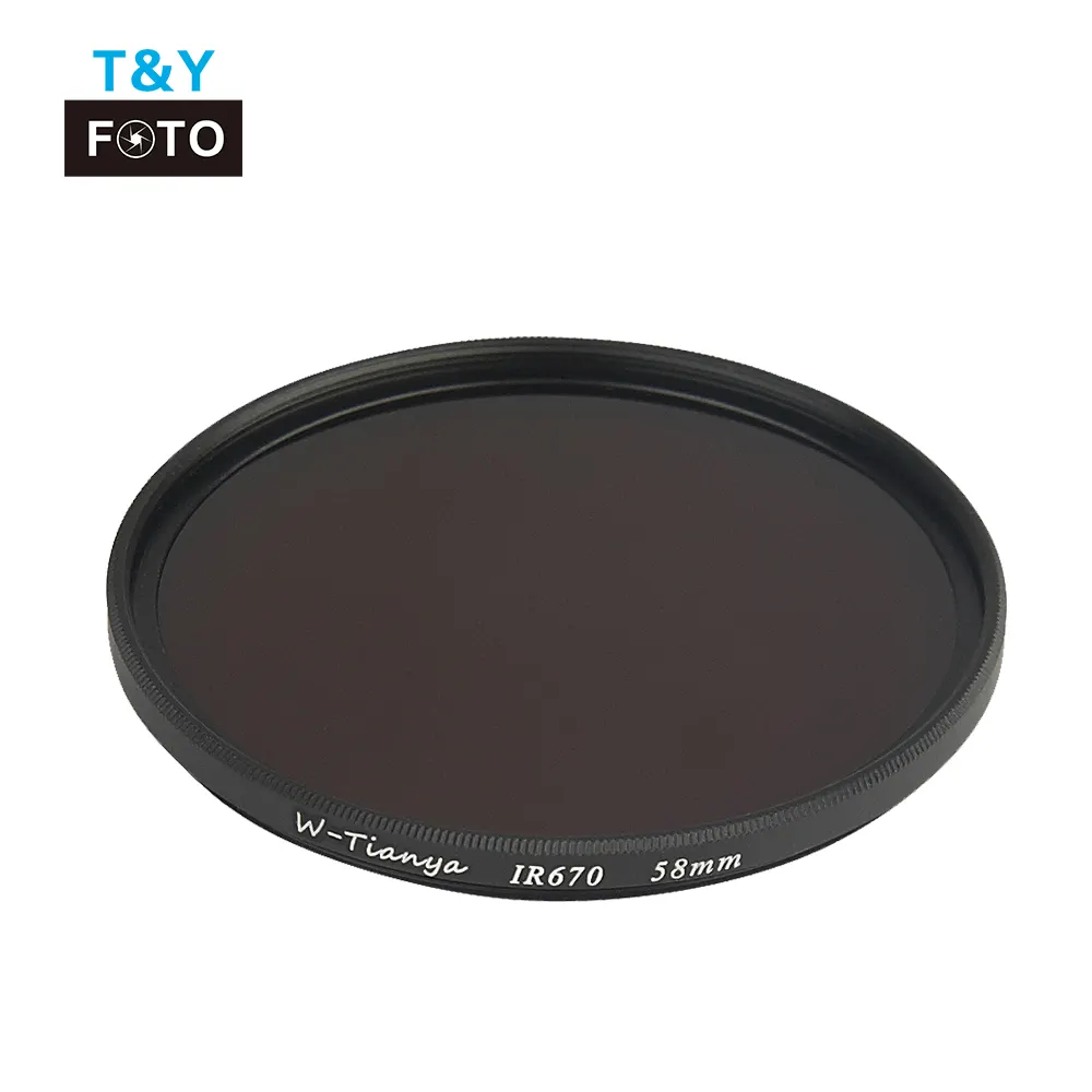 Wtianya camera lens used Optical Glass IR Infrared Pass Filter 680/720/760/850/950nm IR cut filter