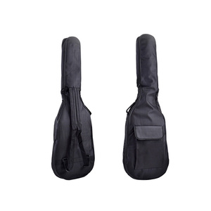 Étui pour <span class=keywords><strong>guitare</strong></span> électrique, <span class=keywords><strong>souple</strong></span>, rembourré, de couleur noire, prix d'usine, OEM, 50 unités - Product Image 2