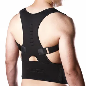 矫形背部支撑带正确姿势支撑10磁铁磁性姿势矫正器