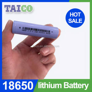 Lithium-ionen-batteriezelle 3,7 v <span class=keywords><strong>2</strong></span>.6ah 18650 Zylindrische Lithium-Batterie Mit Sicherung Qualität - Product Image 1