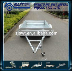 7x4 7x5 8x4 8x5 9x5 10x5เพลาเดียว1500kgs สังกะสีเชื่อมกล่องรถพ่วง - Product Image 5