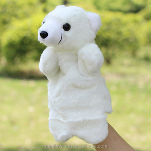 Delicate Baby Child Zoo Bear Shape Hand Puppet Glove Puppet Finger Finger Puppet <strong>Sack</strong> Plush Toy - Product Image 6