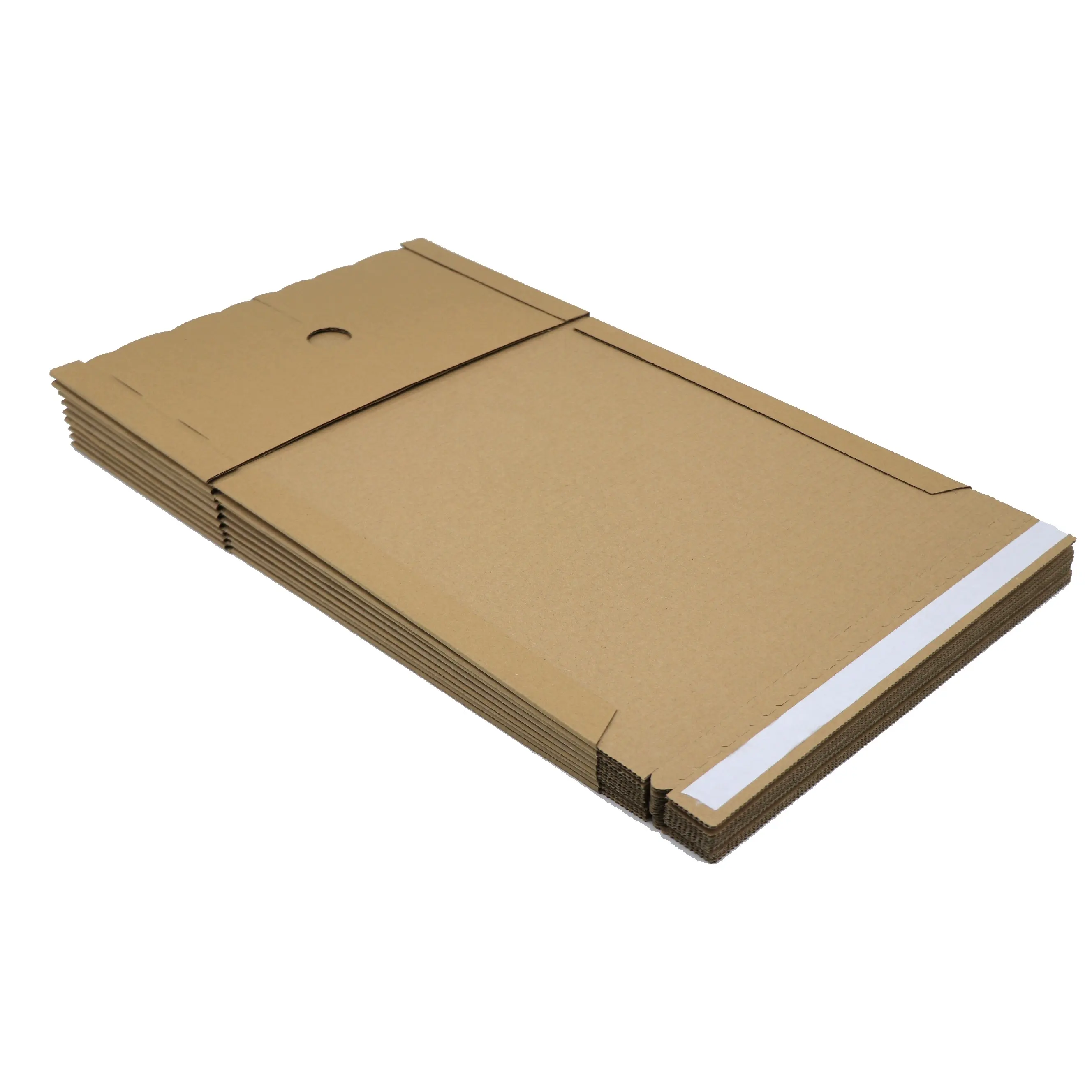 Customized Simple Book Posting Box Corrugated Cardboard Book Cover