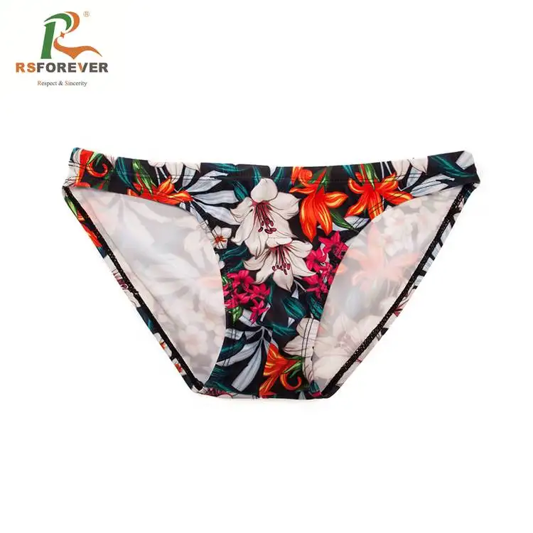 wholesale digital print swimming trunks custom design beachwear men's swimwear briefs