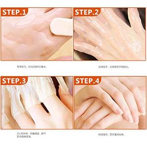 Private Label di Latte E Miele Mano Peeling Maschera Rimuovere La Pelle Morta Idratante Sbiancamento macchina A Mano di Cera - Product Image 5