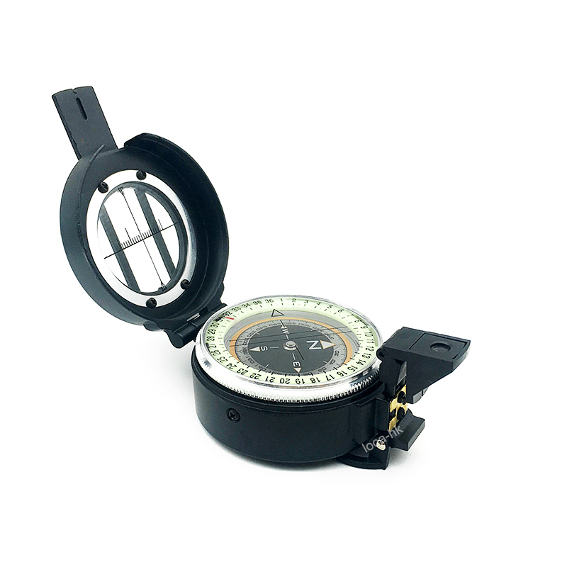 Antique Zinc Alloy Prismatic Sighting Compass Nautical Style Navigation Tool For Hiking Portable Waterproof Luminous Wholesale