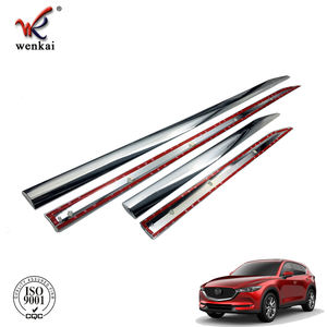 Panel de puerta lateral cromado Abs de alta calidad, moldura de carrocería, embellecedor para <span class=keywords><strong>Mazda</strong></span> <span class=keywords><strong>2017</strong></span> KF 2018 2019, <span class=keywords><strong>accesorios</strong></span> para coche - Product Image 3