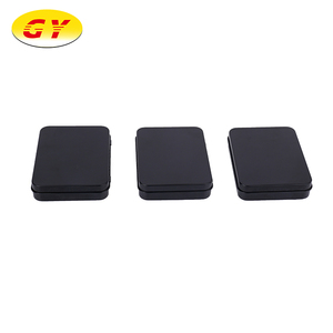 Giá Rẻ Logo In Ấn Lon Bao Bì Chống Gỉ Đen Matte Kim Loại Hộp Thiếc Cho Thẻ - Product Image 2