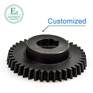 OEM moldeado por inyección PA1010 NYLATRONGSM nailon helicoidal engranaje de plástico - Product Image 5