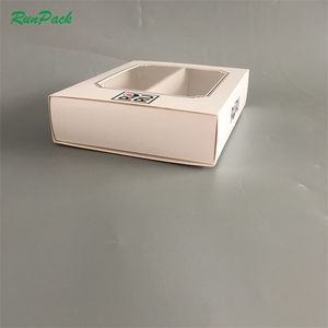 Thiết kế ngăn kéo Sushi Hộp ngăn PVC cửa sổ làm bằng giấy bền đường bé thực phẩm UV lớp phủ matt cán bóng dập nổi" - Product Image 4