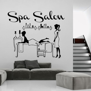 Decorazione per la casa autoadesiva decorazione per vetrine in vinile salone spa adesivi <span class=keywords><strong>murali</strong></span> - Product Image 5