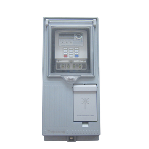 Boîte de <span class=keywords><strong>compteur</strong></span> d'énergie électrique monophasé, clavier à couvercle Transparent, pré-planté, avec disjoncteur et fusibles - Product Image 3