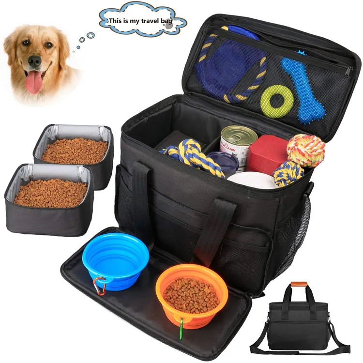 Transport Huisdier Tas Bagage Schoudertas Pack Met Zip Lock Draagbare Pet Purse Carrier Pet Travel Set Tas Voor Reizen