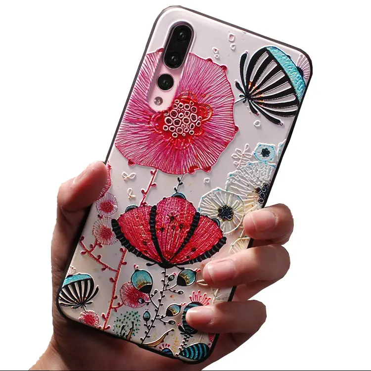 Mobile Cell Phone Case for oppo/vivo/huawei/xiaomi/samsung cover the emboss painting customized Cover