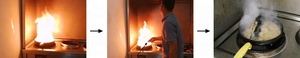 PRI-SAFETY Fire Fighter Pack per Olio Da Cucina di <span class=keywords><strong>Fuoco</strong></span> (CPE) per la Cucina di Casa - Product Image 3