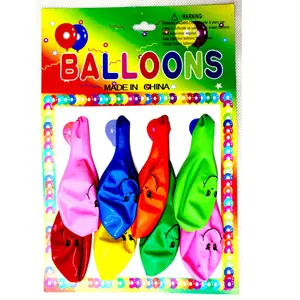 Ballon à couleur assortie de très bonne qualité, 12 pouces, 2.8g, avec costume de carte, #8 pièces