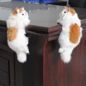 Imitate non padded Bengal kittens of rabbit fur plush cat toy - Product Image 5