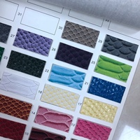 Fashionable Color PU Leather Rolls Fake crocodile Snake Skin Leather for Handbag and Wallets Mobile case Cover Usage