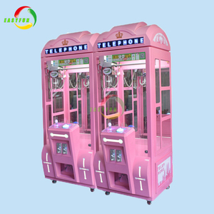 Nouvelle machine à attraper les peluches rose adorable avec griffe téléphonique - Product Image 6