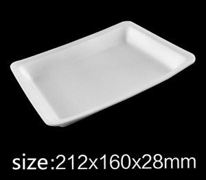 Cấp Thực Phẩm Siêu Thị Khay Thực Phẩm Sản Phẩm Thấm <span class=keywords><strong>Styrofoam</strong></span> Khay Tròn Dùng Một Lần Gói Hàng Hóa Tiền Mặt - Product Image 3