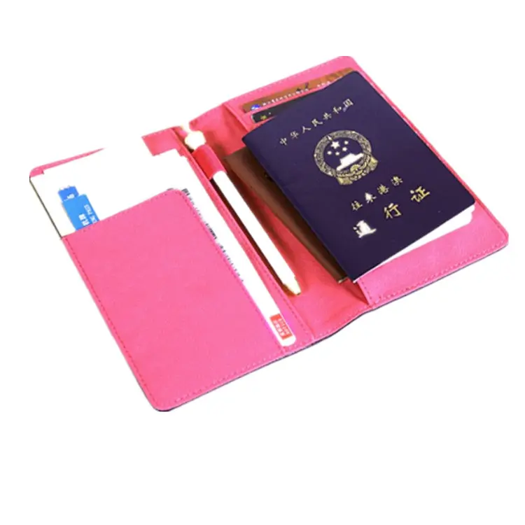Новый цветной кожаный держатель для паспорта, держатель для билетов, водонепроницаемый, новый дизайн, держатель для визы и паспорта
