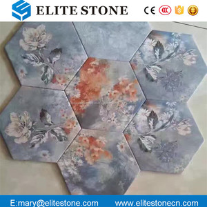 200x175mm azulejos de <span class=keywords><strong>Piso</strong></span> y de Pared pintados a Mano Hexagonal - Product Image 1