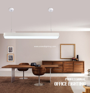 Ángulo redondo 4ft oficina moderna lámpara colgante led 36 w led luz colgante para casa club - Product Image 3
