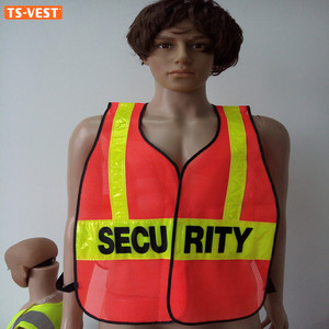 100% de tela de poliéster clase ANSI 2 guardia de seguridad chaleco reflectante chaleco de seguridad - Product Image 2